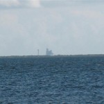 STS-120 (1) The launchpad 12 miles away across the Indian River.