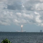 STS-120 (4) The Shuttle soars through the clouds.  I don't think at this time the sound had even reached us.