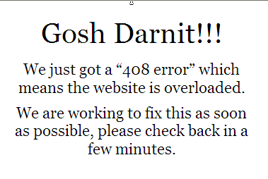 Wordpress.com got overloaded