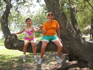 The girls at Topeekeegee Yugnee Park in Hollywood