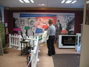 A painting has been stolen from The Ginger Pop Shop on Poole Quay