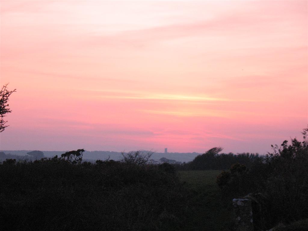 Sunset Over Lamorna Cove
