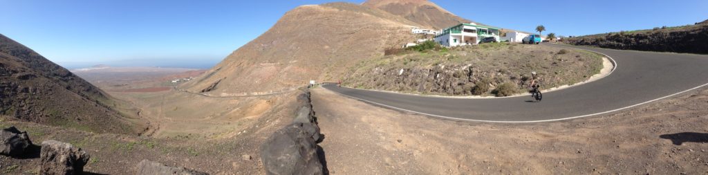 Panorama of Femes in Lanzarote, Canary Islands